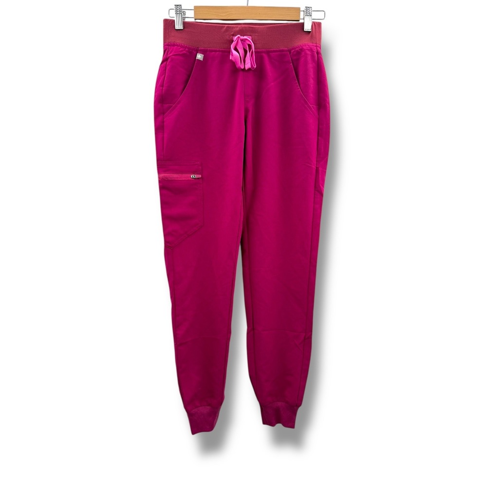 Figs NWT Zamora 2.0 Jogger Scrub Pants Women's XXS Pink Medical Workwear
